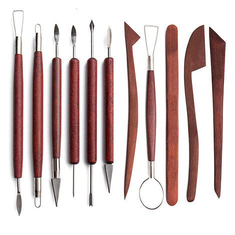 Altri strumenti speciali, Set per sculture in argilla, Set di coltelli da  intaglio portatili in argilla