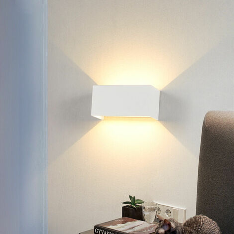 Lampada da parete per interni ed esterni 24W bianco caldo con angolo del  fascio regolabile, lampada