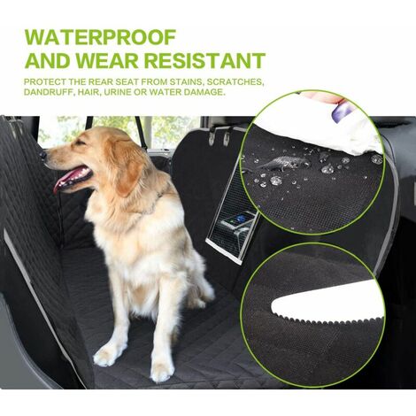 Coprisedile Auto per Cani, Copribagagliaio Auto per Cani Antistrappo  Impermeabile con Finestra, Borsa portaoggetti, Compatibile con