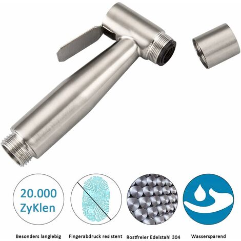 Hand bidet Spray in acciaio inox per WC, soffione doccia doccia doccia  doccia WC. Bocchetta a