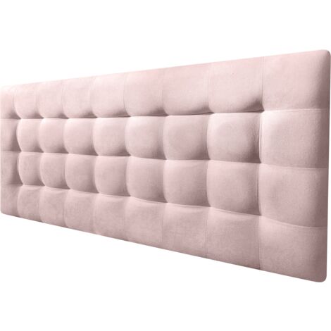 Cabecero Cama CANADÁ DELUXE tapizado tejido antimanchas Rosa Palo 180x70cm (1/4)