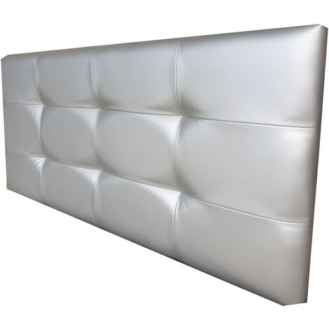 Cabecero cama  polipiel moderno  10570cm TEXAS plata