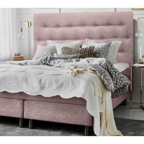 Cabecero de cama tapizado antimanchas Paris 15070 rosa