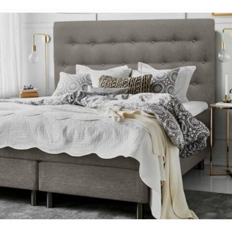 Cabecero de cama tapizado antimanchas  Paris 16570 gris