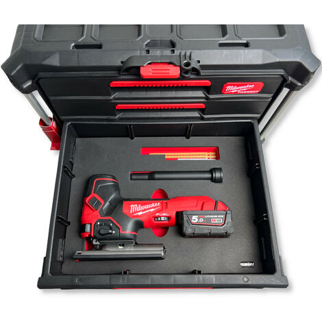 SCHWÄBLE® Schaumeinlage Schaumstoffeinlage für Milwaukee Akku-Stichsäge 18V FBJS (1/5)
