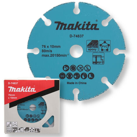 Makita Trennscheibe universal 76mm für 18V Akku-Winkelschleifer DMC300 (1/4)