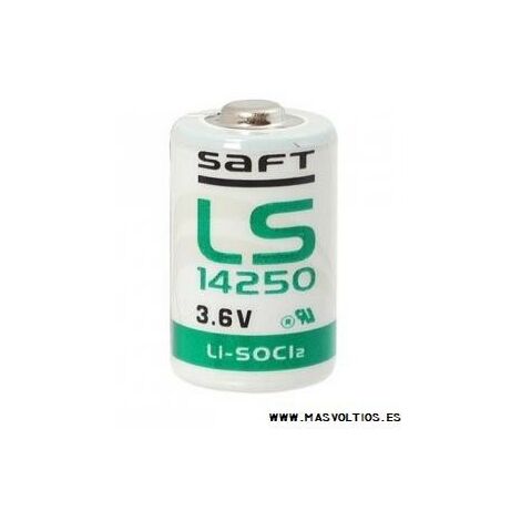 Transición Preservativo para mi Pila litio SAFT LS14250 1/2AA 3.6V 1.2Ah