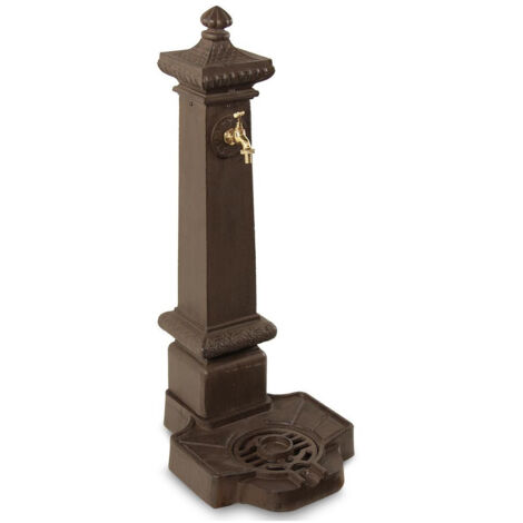 Fontaine de jardin - Aluminium - Marron - Décoration d'Autrefois (1/5)