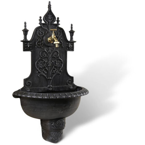 Fontaine de jardin - Aluminium - Gris - Décoration d'Autrefois (1/5)