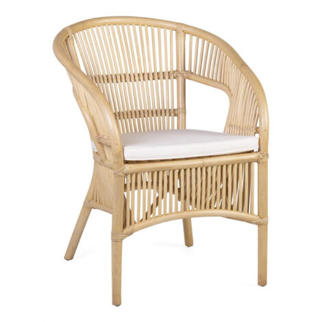 Fauteuil rotin - Rotin - Marron - Décoration d'Autrefois (1/4)