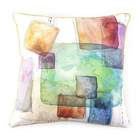 Coussin - Polyester (PES) - Blanc - Décoration d'Autrefois (1/3)