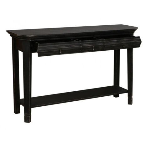 Console 3 tiroirs - MDF - Noir - Interior's