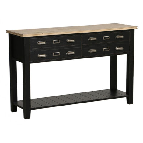 Console - Bois - Noir - Interior's (1/5)