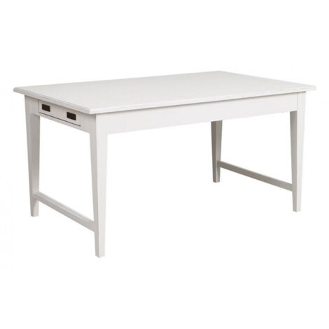 Table rectangulaire - Bois - Blanc - Interior's (1/5)