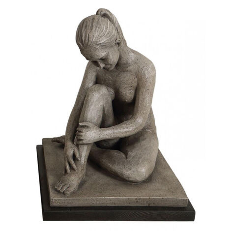 Femme Boule Stylisée En Repli, Skulptur von Marie Ruiz