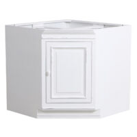 Meuble de cuisine bas d'angle - MDF - Blanc - Interior's