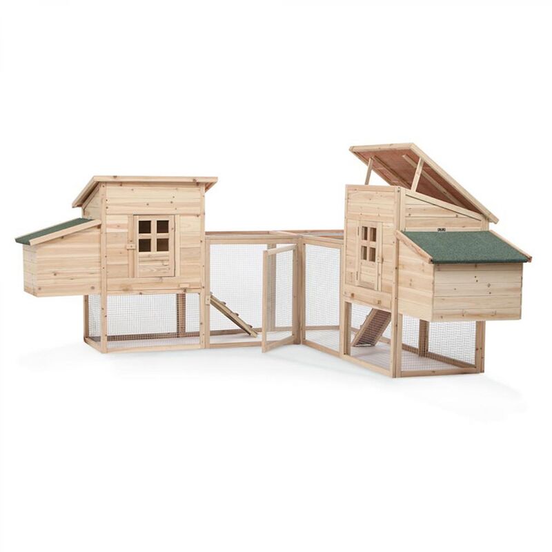 Gallinero Concept U 171x171x120 cm pino 2