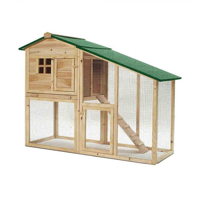 Gallinero Concept U 140x58x60 cm pino ginette de