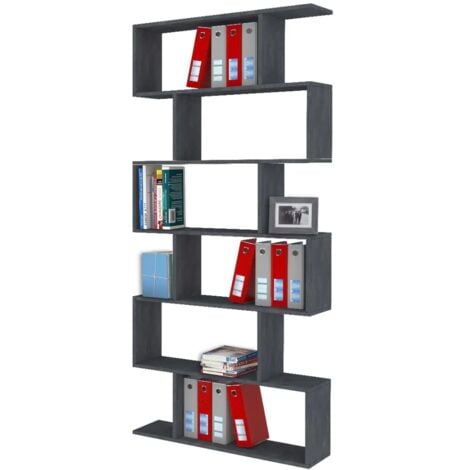 VidaXL - Libreria Moderna da Parete MDF Rosso