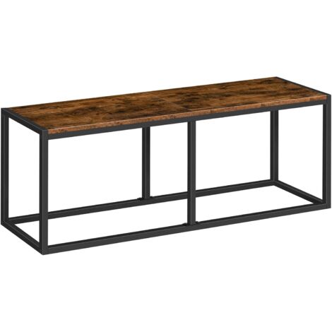 Sitzbänke für Esszimmer Bank, 120 x 30 x 46,5 cm Küchenbank, Essbank im Industrie Design, Stabiler Metallrahmen, Einfach zu montieren, für Küche, Wohnzimmer, Eingang, HOOBRO EBF12CD01 (1/5)