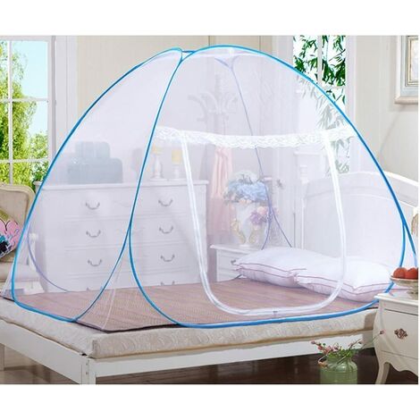Outdoor Mosquito Net Mongolian Yurt Style DôMe Foldable Nets Repels Insects While Letting Air Circulate Ideal For Indoors And Outdoors 1.8x2 * 1.5m