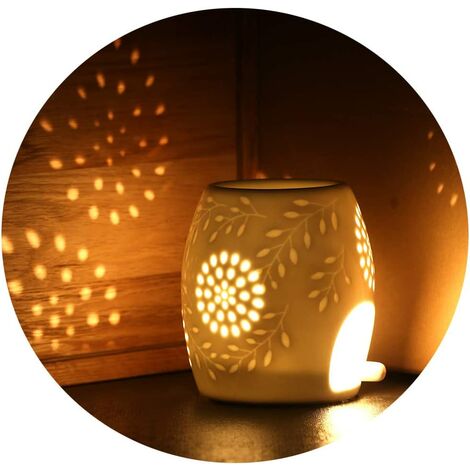 Aroma Lamp Oil Diffuser Ceramic Essential Oil Perfume Lamps Scent Lamp Bedroom Candle Aromatherapy Essential Oil Burners