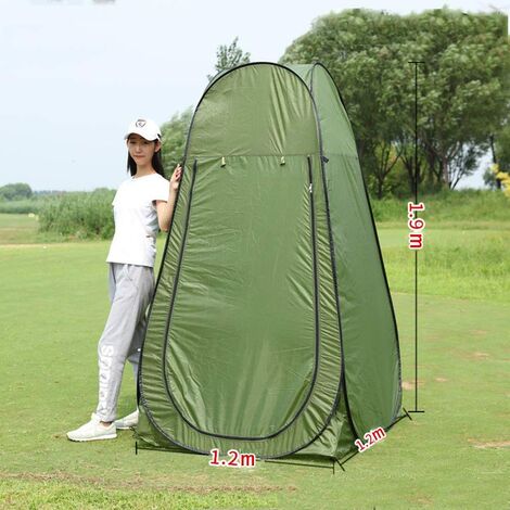 Vinteky Pop Up Folding Shower Tent Changing Cabin Toilet Portable Clothes Private Tent Shower Camping Outdoor Shelter Locker Room Outdoor Indoor + Carrying Bag