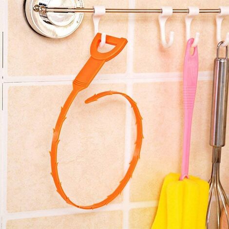 23 Drain Cleaner and Cleaning Tool Hair Drain Clog Remover and Removal Opener Sink and Bathtub 1 Pack Hook Catcher Unclogger and Auger Plumbing Toilet 
