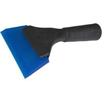 5 inch Silicone Rubber Squeegee for Glass, Mirror, Shower, Auto, Windows Car - Blue