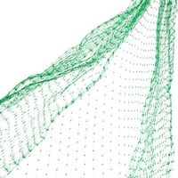 4 M x 10 M Anti Bird Protection Net Garden Plant Mesh Netting Fruit Trees Netting with Cable Ties and U-Shaped Garden Pegs (Green)