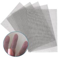 5 Pack 304 Stainless Steel Woven Wire Mesh, Air Vent Mesh 11.8"X8.2"(300X 210mm), 1mm Hole, 20 Mesh Screen Mesh