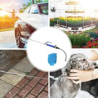 Hydro Jet High Pressure Power Washer Wand, Hose Nozzle Wand Sprayer for Glass Window Cleaning and Home Garden Car Water Washing,2 Brass Tips+extension