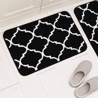 2 Pieces Kitchen Rugs and Mats Set Absorbent Soft