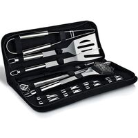 Grilling Accessories, BBQ Tools Set, Stainless Steel Grill Utensil Set, Professional Grilling Tools Kit with Carry Bag, Barbecue Utensil Tool for Men Women (20-Piece)