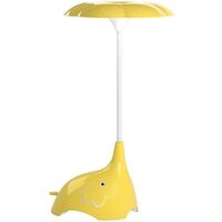 Children's Night Lights Flexible Angles Desk Lamp - Touch-Sensitive 3 Levels of Brightness USB Rechargeable Table Lamp for Kids, Baby, Children (Yellow)