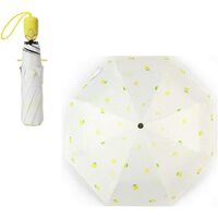 Cute Cartoon Prints Kids Mini Compact Sun&Rain Umbrella UPF 50+ UV Protection Windproof Travel Parasol Umbrellas