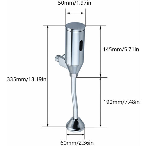 Urinal Spülventil Von Milltrip - Manuell, Verzögert, 1/2 Zoll