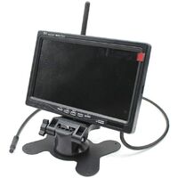 7" Monitor Wireless Nachtsicht mit Kabellos 18 IR Rückfahrkamera Set für BUS/LKW