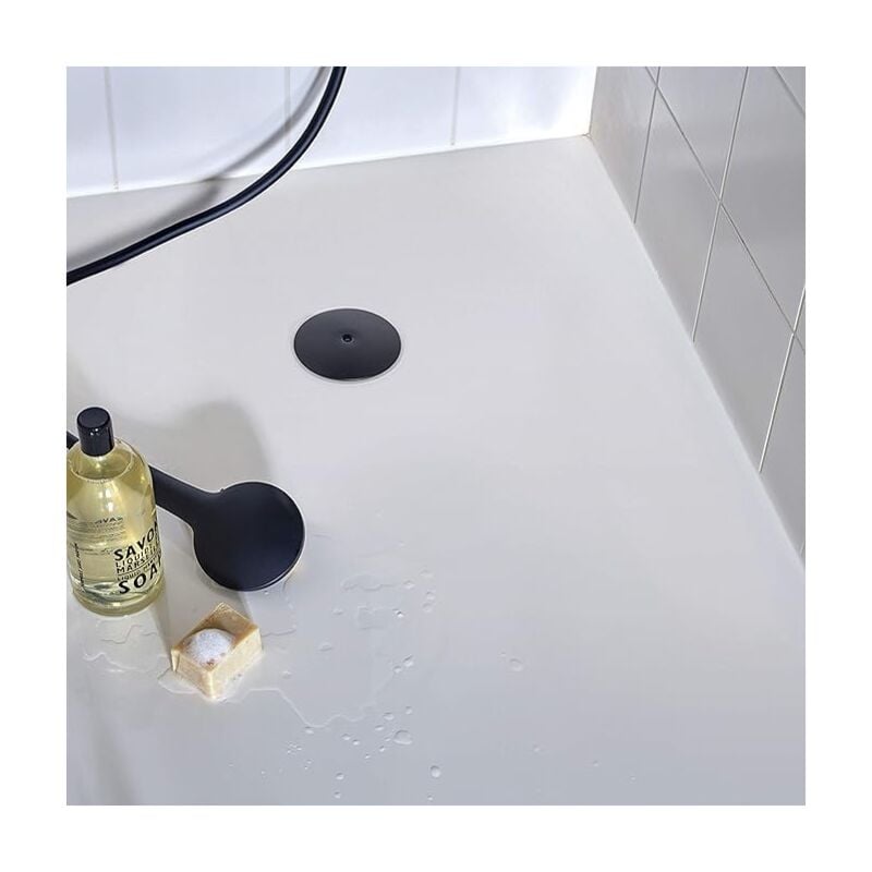 Bonde de douche Extra-plate Black Touch 30722861 noir Promodar là où on se  ressource