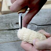 Manico in legno in acciaio inox per tagliare lintaglio del filo per larte ceramica 