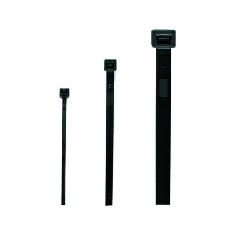 Kabelbinder schwarz 4,8 x 360 mm 100 Stück Kabelstraps - Industri, 5,48 €