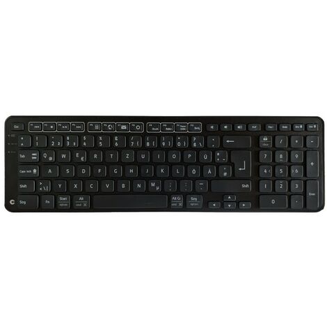 Contour Balance Tastatur wireless DE-Layout schwarz (102100)