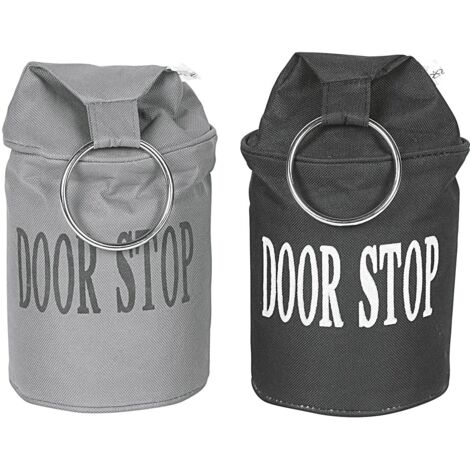 Türstopper doorstop 2,76 kg 34cm Ø13,5cm grau/schwarz