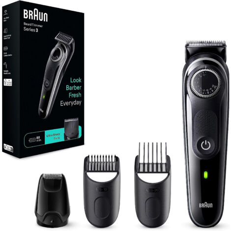 Braun Bartschneider BT3440 – ultrascharfe Klinge – 40 Längeneinstellungen in 0,5-mm-Schritten – für präzises Styling (1/5)