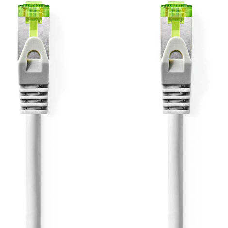 Nedis CAT7-Netzwerkkabel / S/FTP / RJ45 Stecker / RJ45 Stecker / 0.50 m / Snagless / Rund / LSZH / Grau / Label (1/3)
