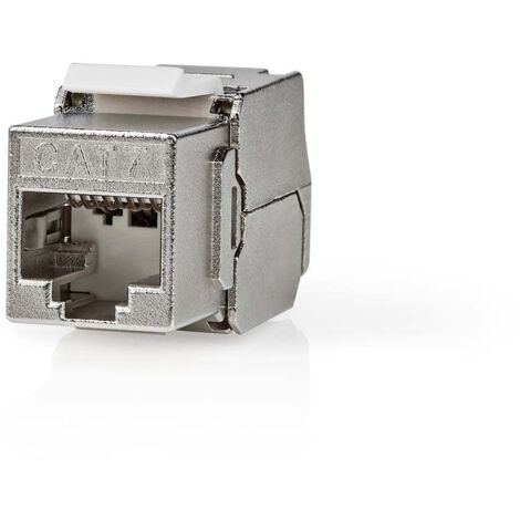 Nedis Keystone / CAT7 / Keystone / RJ45 Buchse / S/FTP / Metall / Box (1/5)