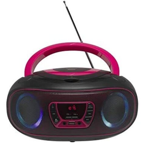 Denver TCL-212 BT Boombox CD/MP3/USB pink