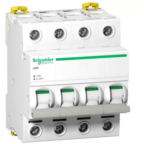 Schneider Electric Acti9 Trennschalter weiß 4-polig