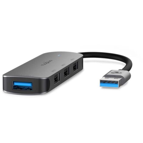 Nedis 7.5w usb-multiport-hub grau - ccgb61210gy01 (1/5)