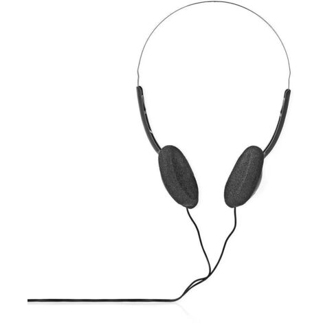 Nedis On-Ear-Kopfhörer mit Kabel / 3.5 mm / Kabellänge: 1.20 m / Schwarz (1/5)